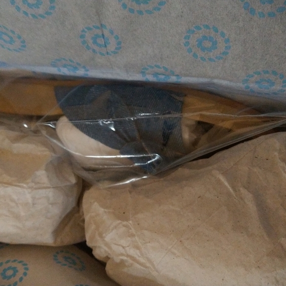 JACK ROGERS Dorothy Bow Slide Sandal Denim Women 8 - Picture 7 of 8